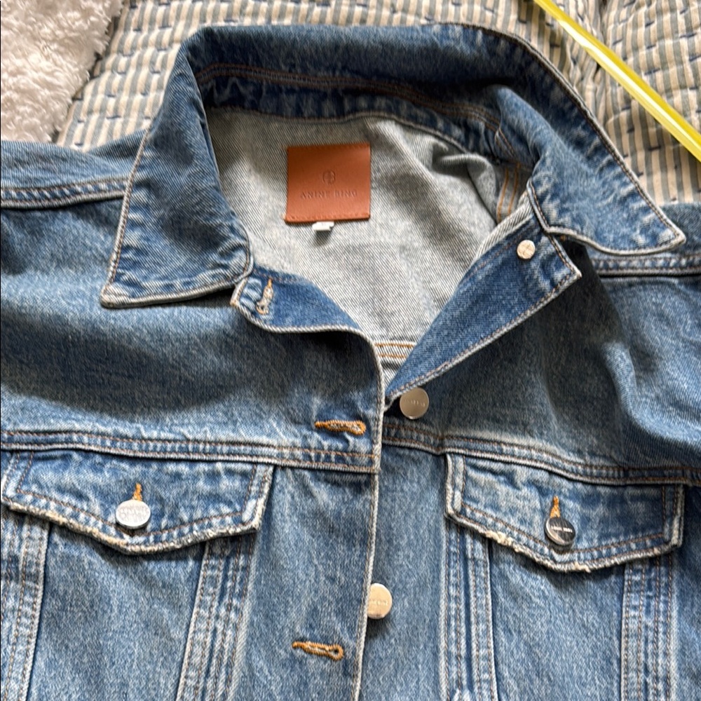 Anime Bing Classic Blue Denim Jacket